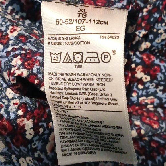 Banana Republic Men's Lux Poplin Cotton Button-up Shirt Untucked Slim Fit XL - Picture 8 of 12